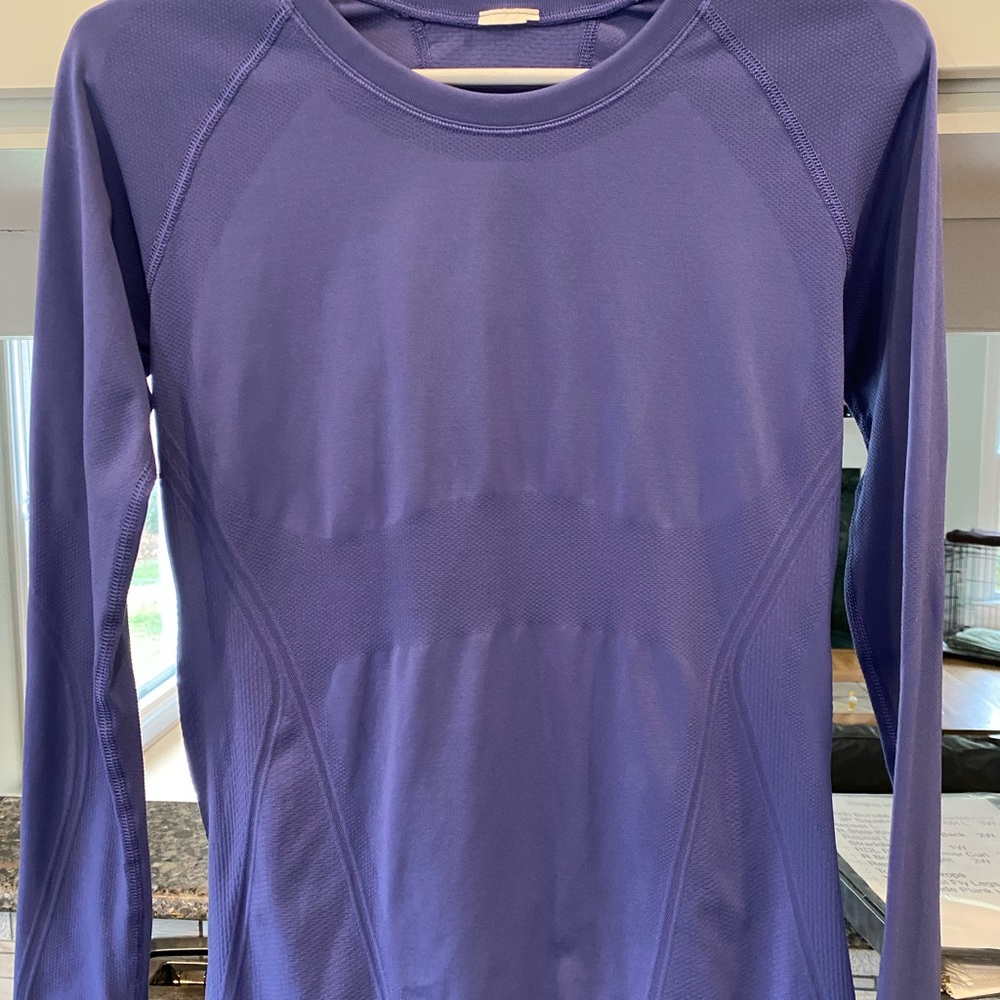 Blue Long Sleeve Training Top